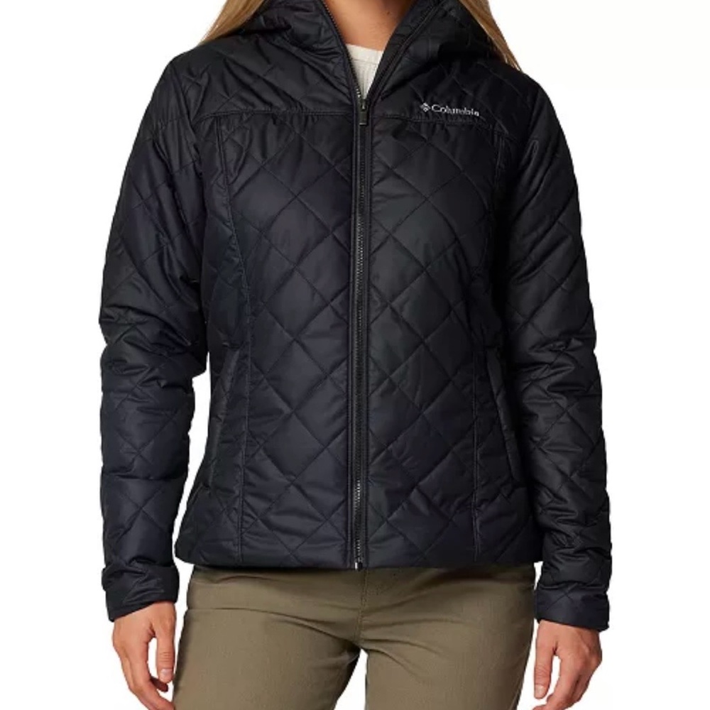 Women's Copper Crest II Quilted Hooded Jacket size small